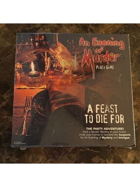 An Evening of Murder Party Game - Red and Black